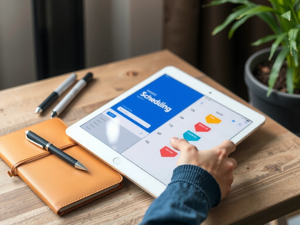 Interface de réservation moderne