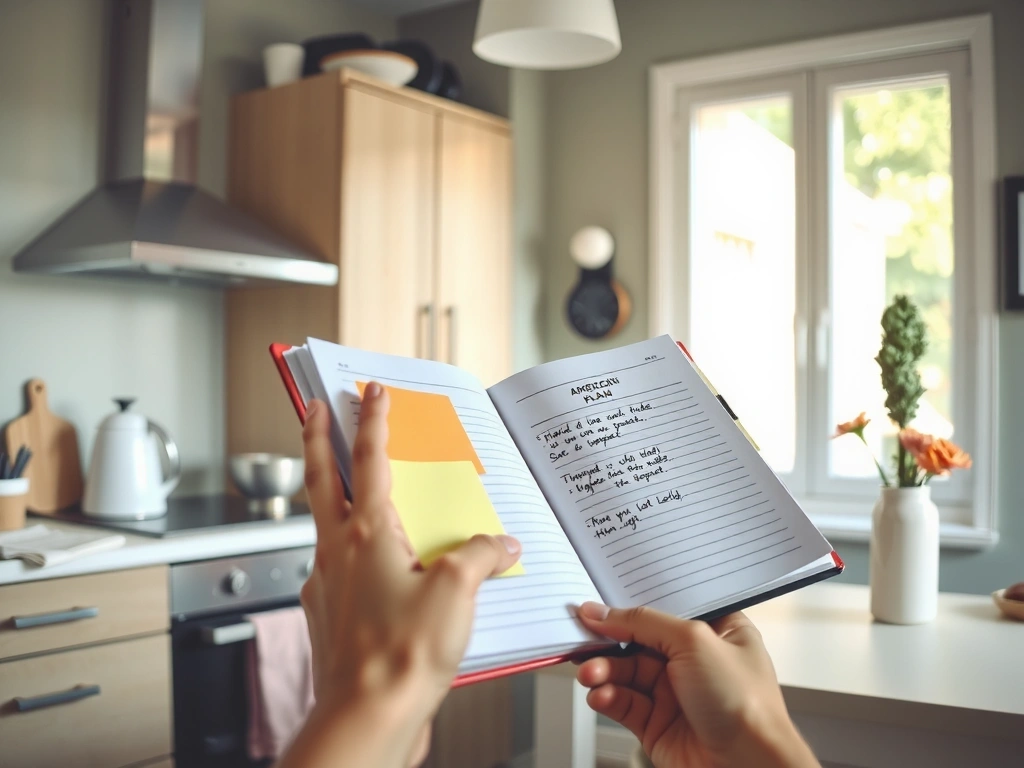 Carnet de bord et liste d'achats
